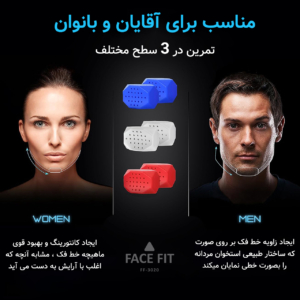 زاویه ساز فک و صورت فیس فیت مدل FF-3020 بسته 6 عددی - تصویر 3